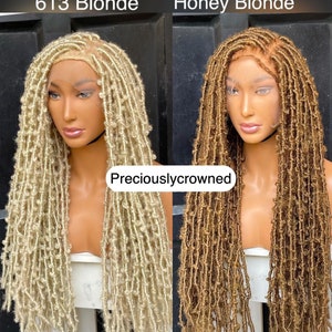 Butterfly locs wig, distress locs, Faux locs, boho locs, Bohemian locs, Messy locs, dread locs, goddess locs, textured locs for black women
