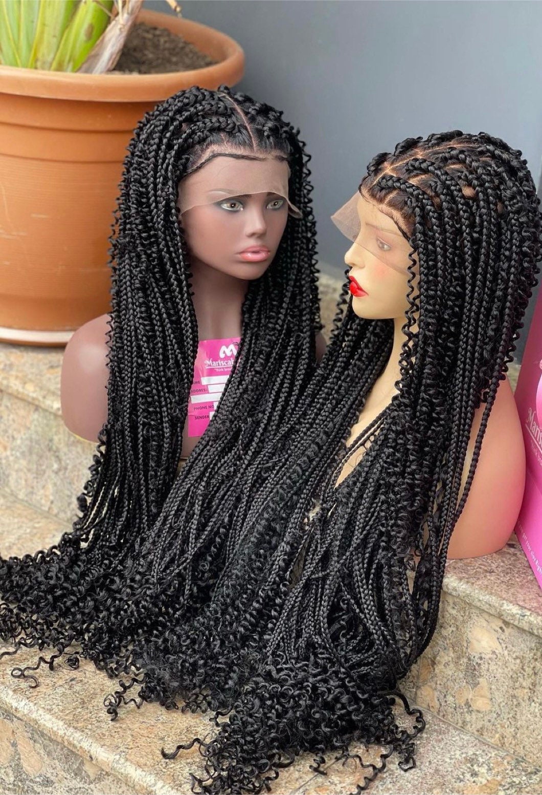 Goddess Braid Wig Goddess Braided Wig Box Braid Wig Custom Etsy UK