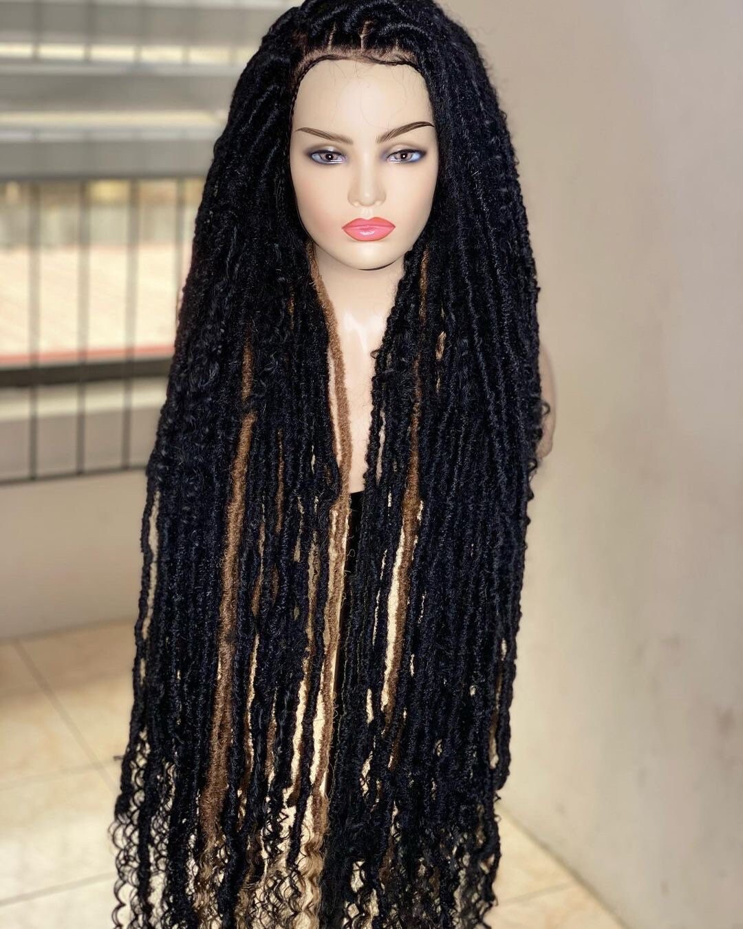 Goddess Locs Wig, Faux Locs Wig, Goddess Locs, Dread Locs Wig