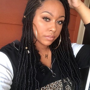 Faux locs wig, Locs wig, Dread locs, Rasta locs wig, protective style loc, braid wig, goddess locs, boho locs, textured locs for black women