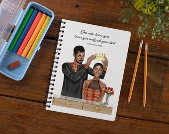 Notebook, Couple Gift, Spouse Gift, Wife gift Journal, Husband gift Spiral A5 lined Notebook, Fiancé gift, bride to be journal