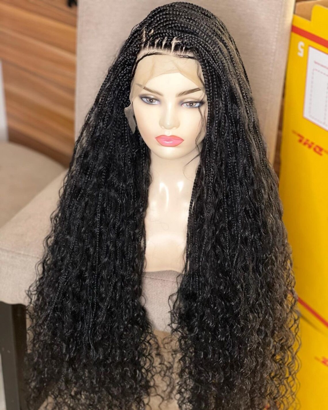 Goddess Braid Wig Goddess Braided Wig Box Braid Wig Custom Etsy UK