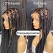 Jumbo braids wig, Full lace wig, Large box braid wig, Black women braids wig, Fulani braids, Braided wig for black women, Senegalese Braids