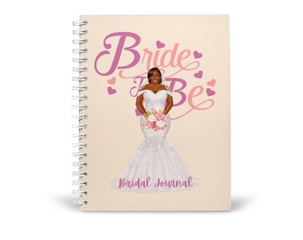 Notebook Bride To Be Notebook, Bride Gift 100% Recycled paper, Wedding Planning Notebook, Bride To Be Gift A5 Lined, Wedding Planner journal