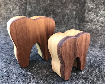 Tooth Fairy Keepsake Box Black Walnut Poplar Wood Personalization Available