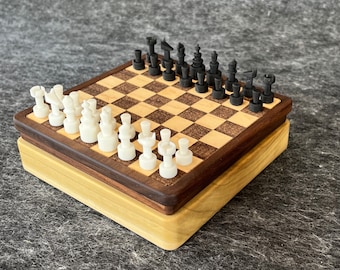 Magnetic Travel Chess Set & Checkers (optional)