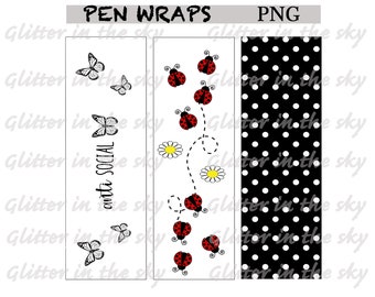 Lady Bugs Pen Wrap
