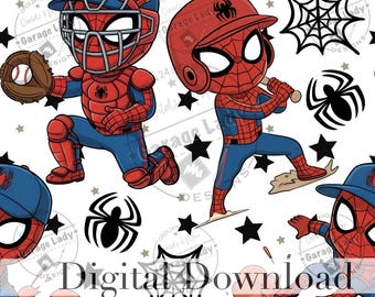 Baseball Seamless Pattern, Boys Fabric Design, Seamless Designs for Boys