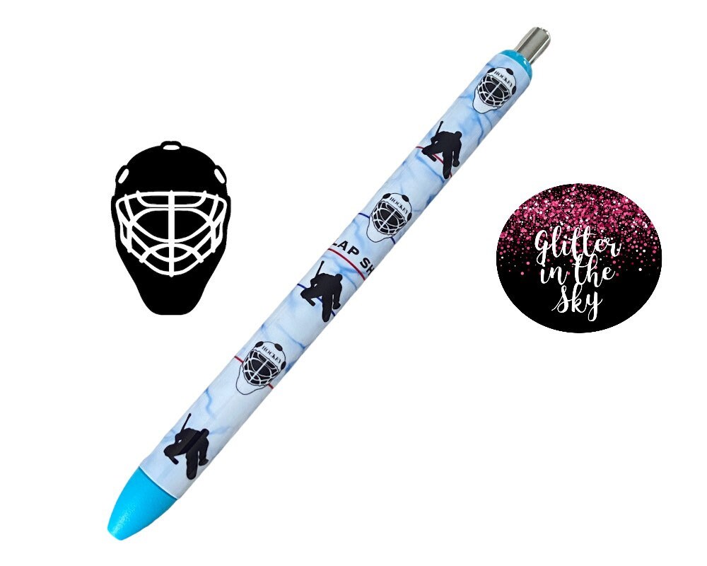 Hockey Gel Pen Hockey Pen Sports Pens Custom Pens Gifts Etsy