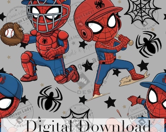 Baseball Seamless Pattern, Boys Fabric Design, Seamless Designs for Boys