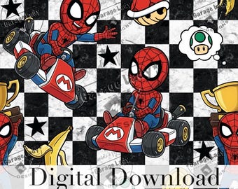 Boys Gamer Seamless file, Digital Prints for Boys, Digital Paper, PNG