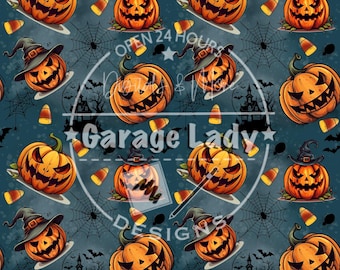 Halloween Seamless file, Pumpkins Seamless, Seamless designs for fabric, Digital Paper