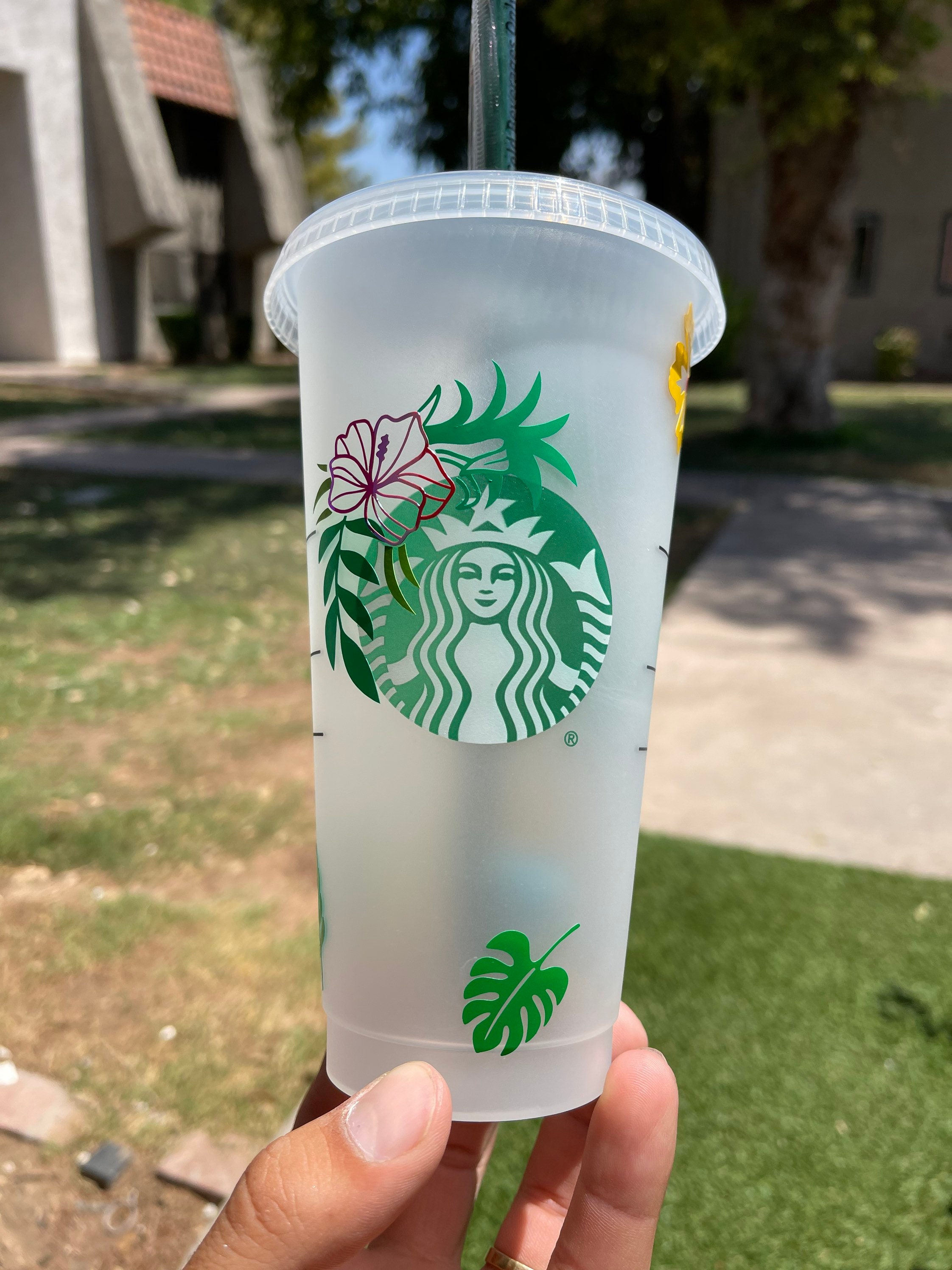 House Plant Starbucks CupMonstera Starbucks CupHibiscus Etsy