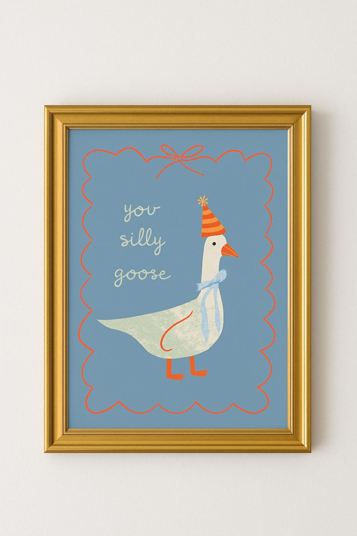 Silly Goose Nursery Print: Kids Room Decor (digital Download) - Etsy