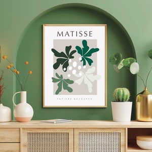 DIGITAL DOWNLOAD: Green Matisse Papiers Découpés Print #2