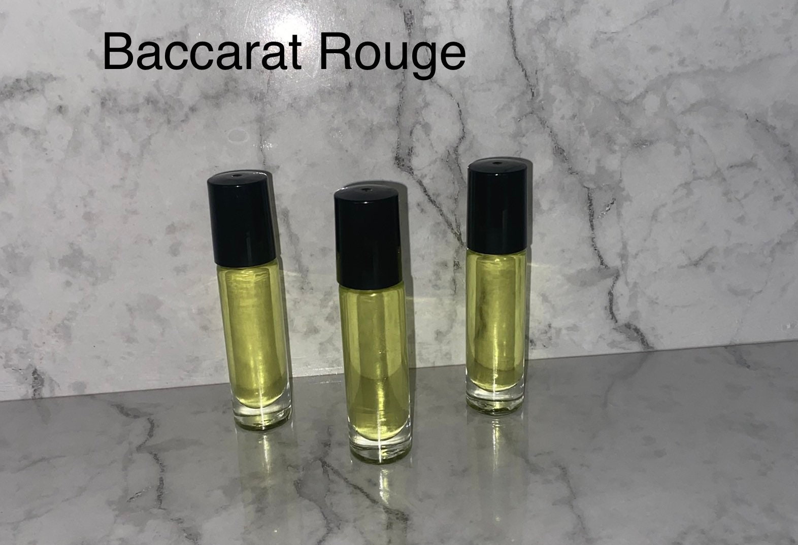 Baccarat Rouge Fragrance Body Oil Etsy
