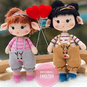 Amigurumi Pattern English Kivilcim Doll,Amigurumi Toys, Bebek Oyuncak Toys ,Toys Gift , Dollmaker Babygirl ,Knittingdoll ,Crochet Elf