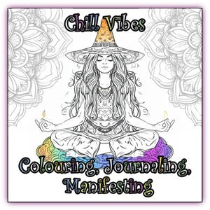 Chill Vibes Malbuch für Erwachsene mit spirituellen Themen und Ideen