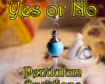 YES or NO reading pendulum psychic quick answer any question - energy healer tarot reader spell caster