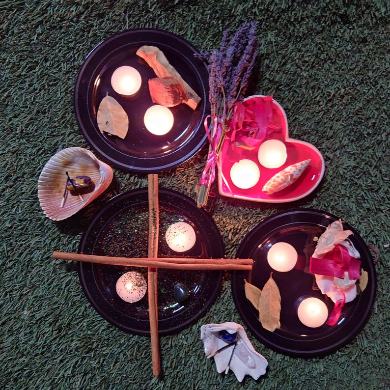LOVE Candle SPELL Romance Ritual - ATTRACT obsession Reunite Domination Magnetism Energy Reading image 7