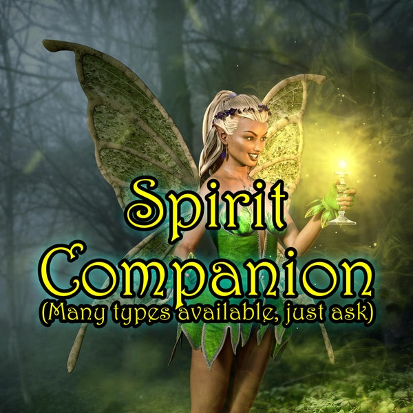 Custom Spirit - Distance OR Spirit Bound -Angel, Fairy, Elven, lover & more - Spirit Companion - Pendant Crystals Represent Your Spirit