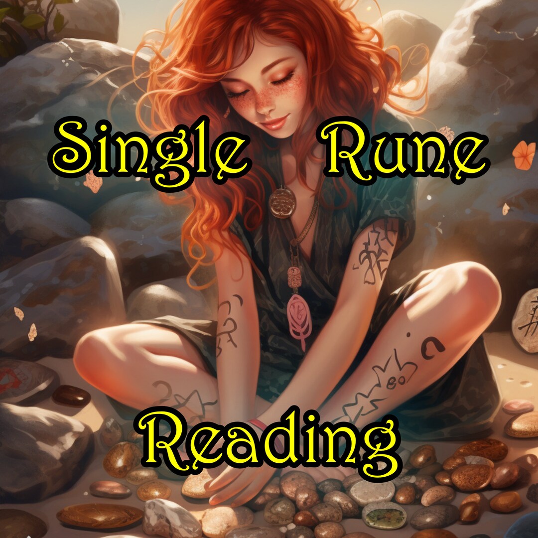 Single Rune Reading RUNE READING - 1 Rune - Blind Reading - Single Rune - Psychic Medium ...