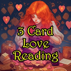3 Cartas LOVE READING - Mesmo DIA Leitura psíquica rápida de romance no mesmo dia com imagem das cartas