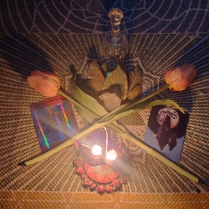 LOVE Candle SPELL Romance Ritual - ATTRACT obsession Reunite Domination Magnetism Energy Reading image 2
