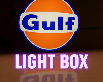 Gulf Dealer Gas Oil Tin Sign – Retro Garage Sign For Shop, Man Cave, Garage