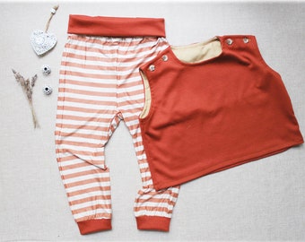 unisex baby pants PDF PATTERN - minimal/kids sewing pattern/easy beginner friendly harem pants/minimalis