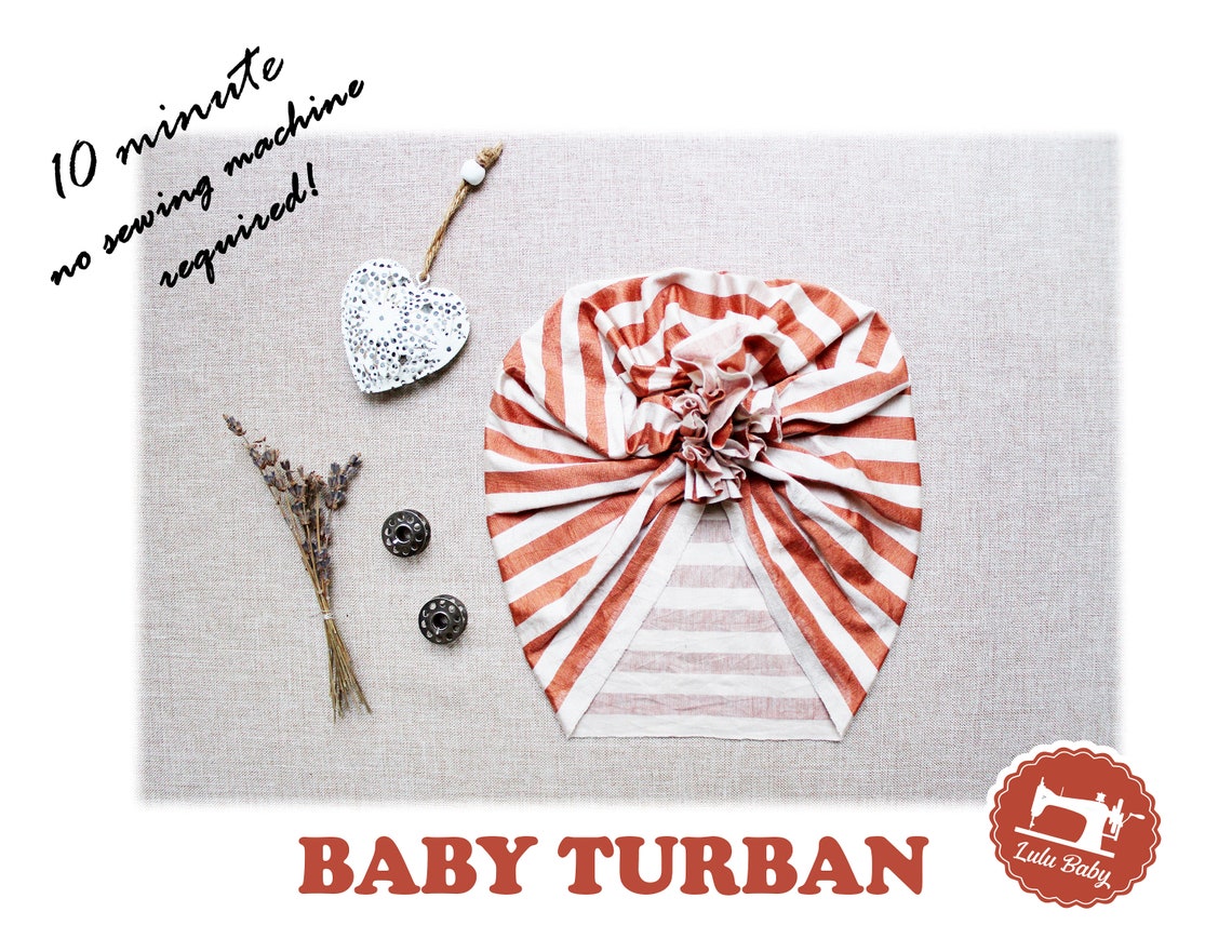 EASY Baby Turban PATTERN TUTORIAL kids Sewing Etsy easy-baby-turban-pattern-tutorial-kids-sewing-etsy