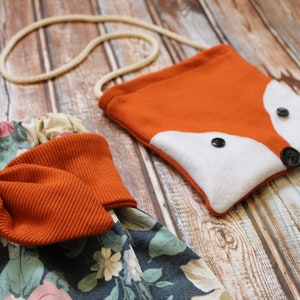 Fox pocket PATTERN & TUTORIAL beginner DIY /bag sewing pattern/kids accessiores/girl fashion/beginner friendly/minimalis