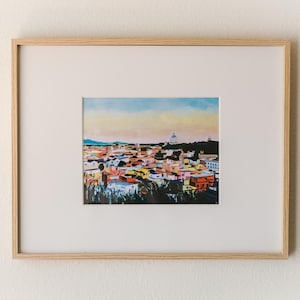 Rome Art Print - Original Oil Painting Print for Home