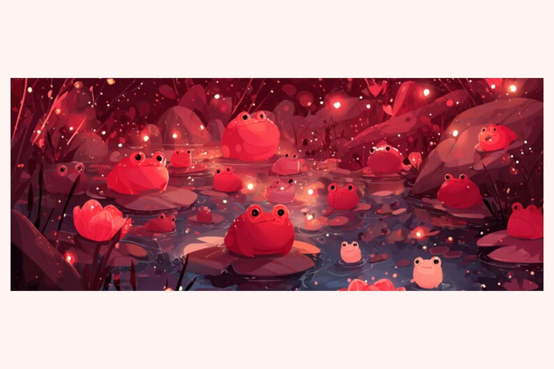 Frogs Twitch Banner| Twitch Background| | Twitch Profile |thunderstormy ...