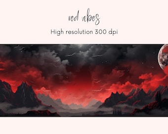 Rot Twitch Banner | zuckender Hintergrund | | Twitch Profil |Gewitteransicht| lila | zuckender Banner | Sofort Download