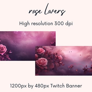 Twitch Banner| zuckender Hintergrund | mehrfarbiger Farbverlauf | Twitch Profil Banner| Sofort Download
