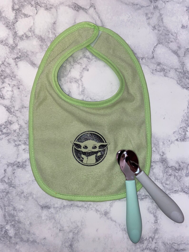 Baby Yoda baby bib