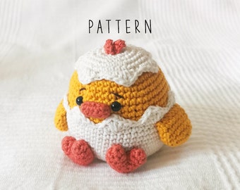 Easter Friends: Fluffy the Chick [DIGITAL PATTERN ONLY] [Downloadable File] [Easter Crochet Pattern] [Easter Chick]
