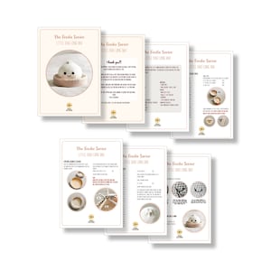May include: A set of printable crochet patterns for making a small, amigurumi-style steamed bun, called a "Xiao Long Bao". The patterns are titled "The Foodie Series: Little Xiao Long Bao".