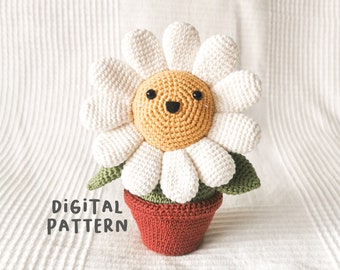 Plant Heads: Didi the Daisy [DIGITAL PATTERN ONLY][Downloadable File]