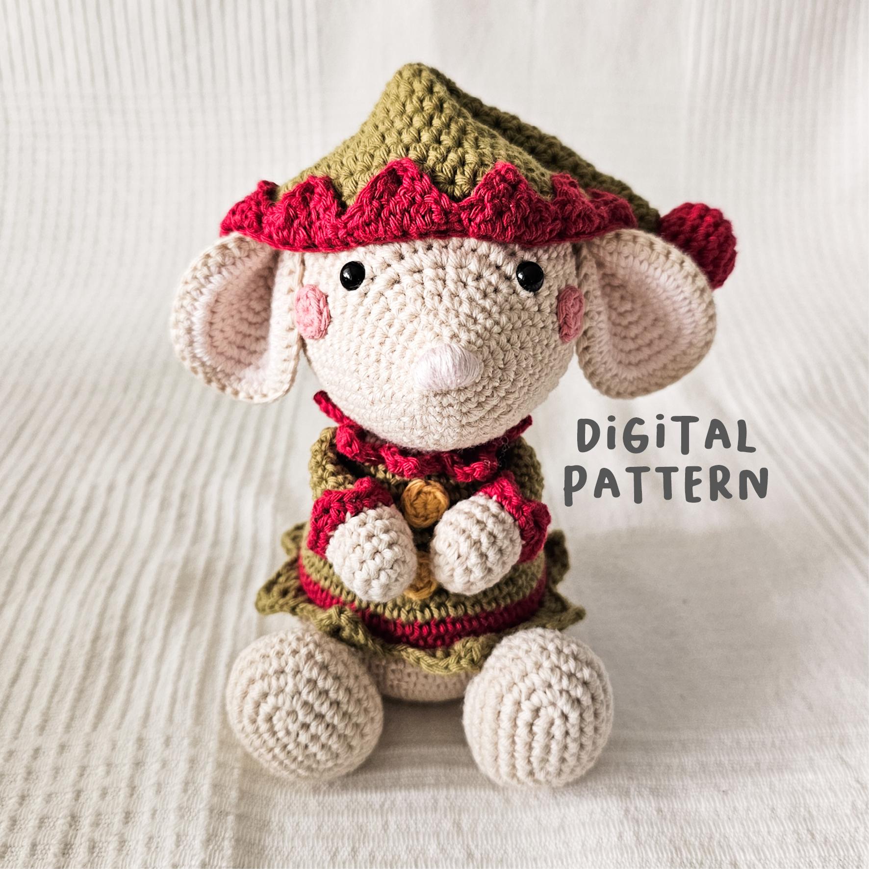 39 Mouse Crochet Patterns: Cute, Giftable Designs for Confident Beginners and More 27 Christmas Friends: Elvis the Christmas Elf Mouse [digital