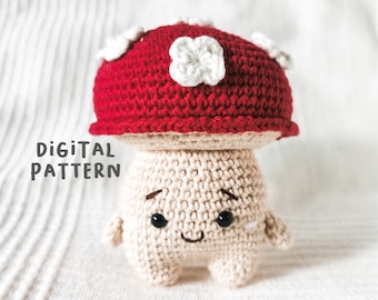 Spring Friends: Molly the Mushroom [DIGITAL PATTERN ONLY][Downloadable File]