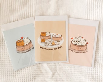 Bao Themed Card Set [Novelty Cards][Blank Cards][Thank You Gift][Birthday Cards][Greeting Cards]