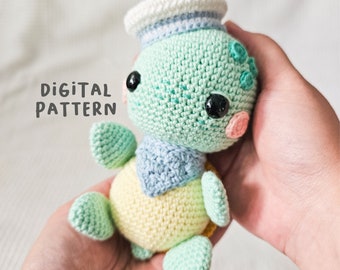 Under the Sea: Tommy the Turtle [DIGITAL PATTERN ONLY][Downloadable File][Under the Sea Amigurumi][Turtle Amigurumi][Turtle Crochet Pattern]