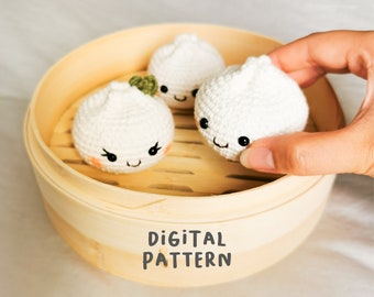 The Foodies: Baby Xiao Long Bao Dumpling [DIGITAL PATTERN ONLY][Downloadable File]