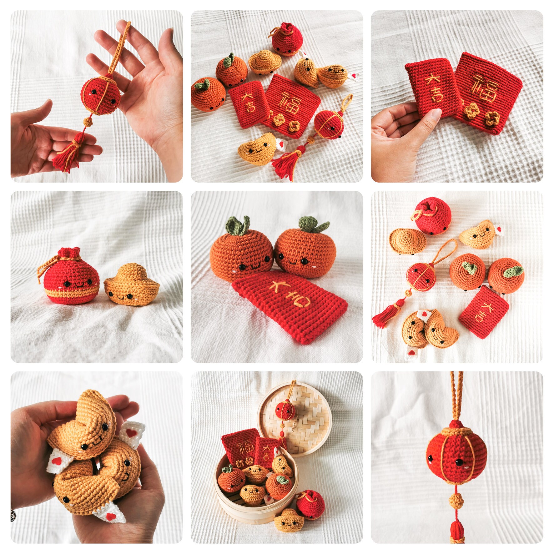 The Lunar New Year Series: Pattern Bundle 6 Patterns | Etsy