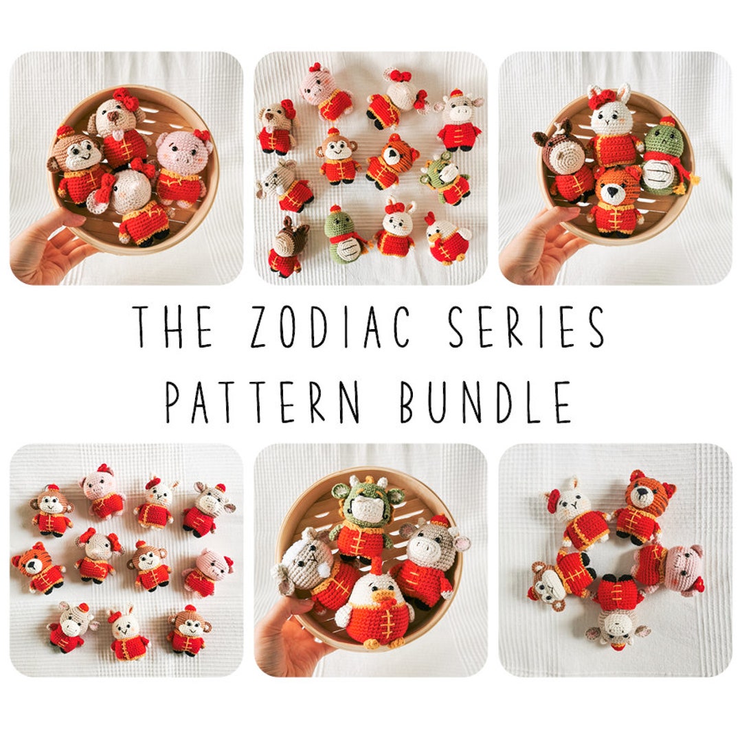 The Zodiac Series: Pattern Bundle 12 Patterns DIGITAL - Etsy
