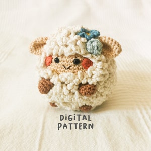 Easter Friends: Tulip the Sheep  [DIGITAL PATTERN ONLY] [Downloadable File] [Easter Crochet Pattern] [Easter Sheep]