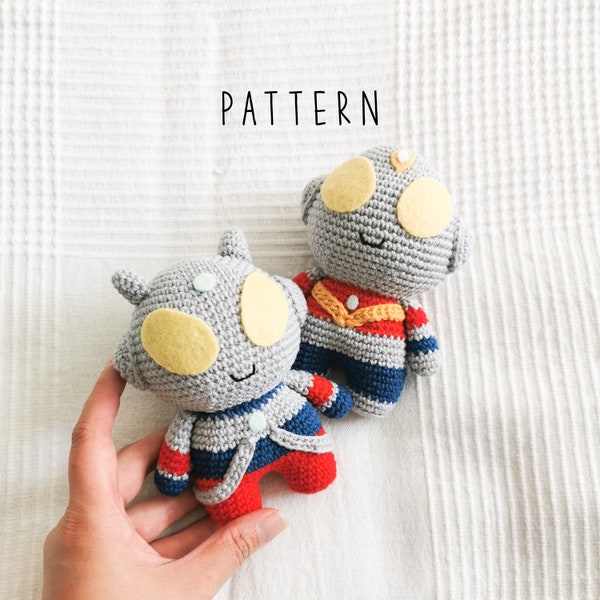 Superheroes: Ultraman [2-in-1 Pattern Bundle] [DIGITAL PATTERN ONLY][Downloadable File]