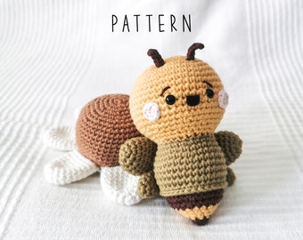 Spring Friends: Bentley "Benny" the Bee [DIGITAL PATTERN ONLY][Downloadable File]